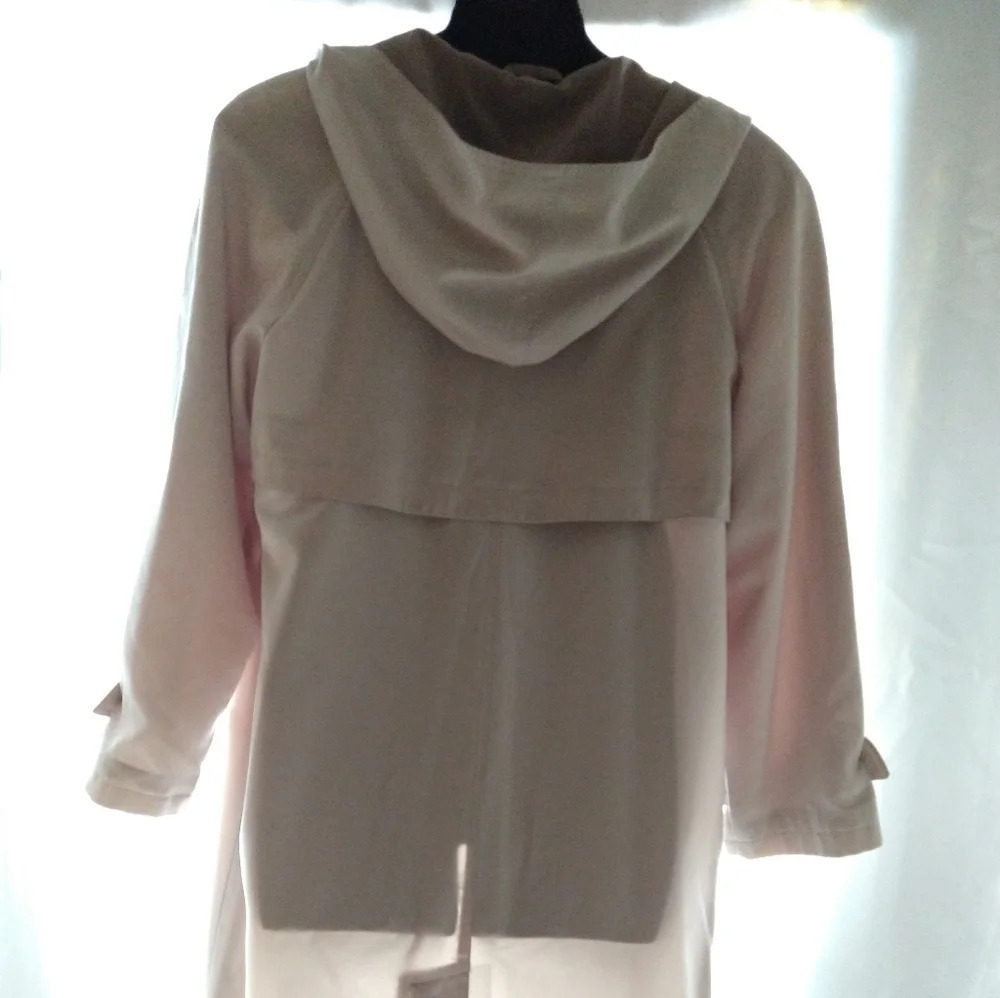Gallery Hooded Trench Coat EUC - Picture 15 of 16